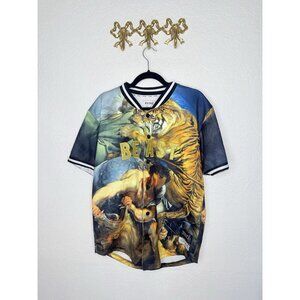 RS1NE RISE AS ONE BEAST BASEBALL JERSEY Art Men’s Size Large Streetwear M